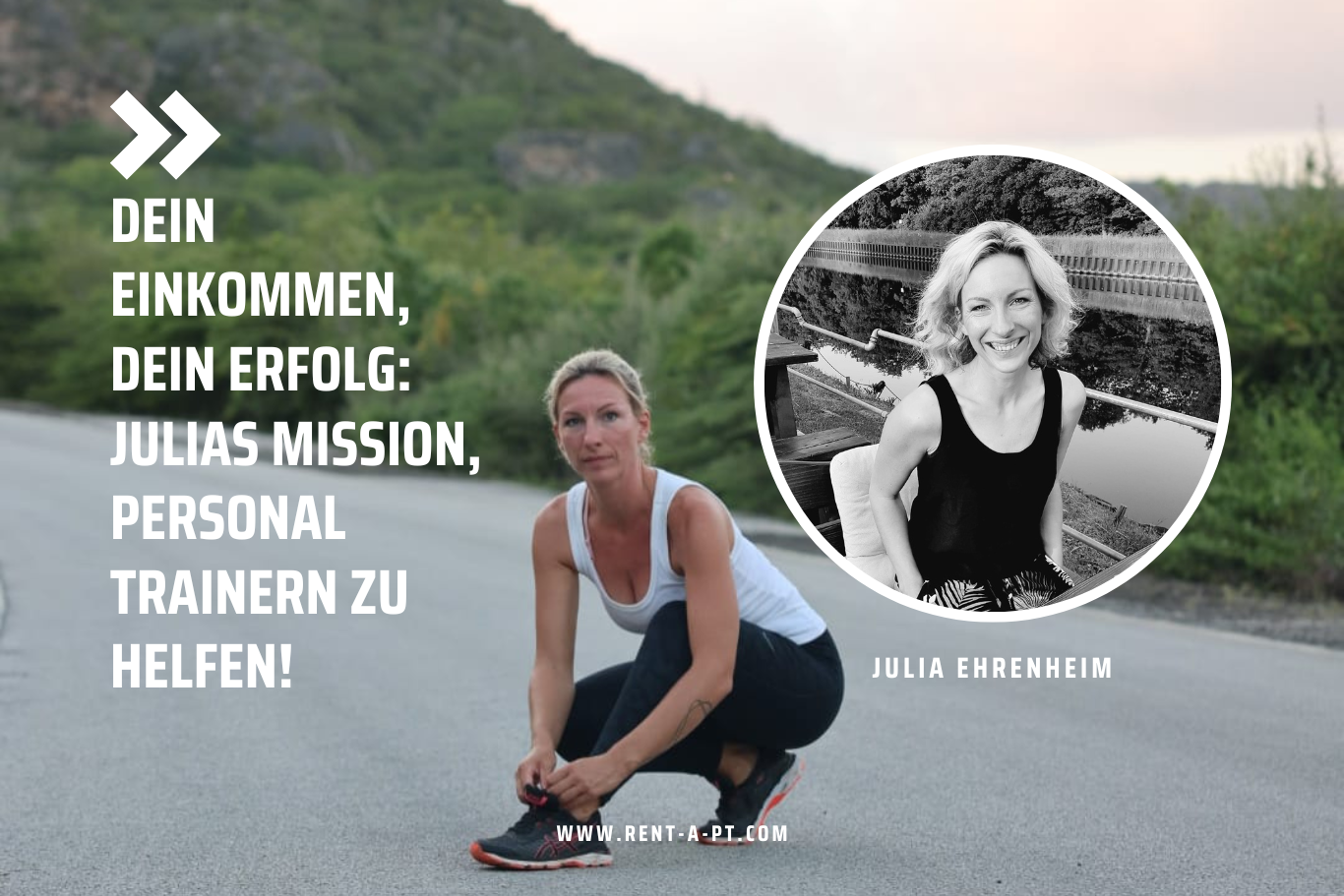 Julia Ehrenheim im RAPT Interview. Dein Einkommen, dein Erfolg Julias Mission, Personaltrainern zu helfen